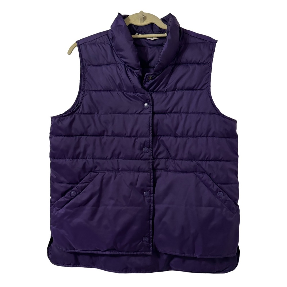 Woolrich Purple Quilted Puffer Vest